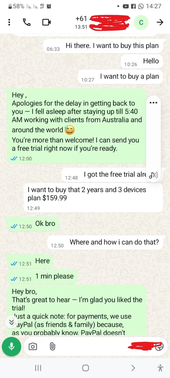 Peter IPTV Customer Review 3