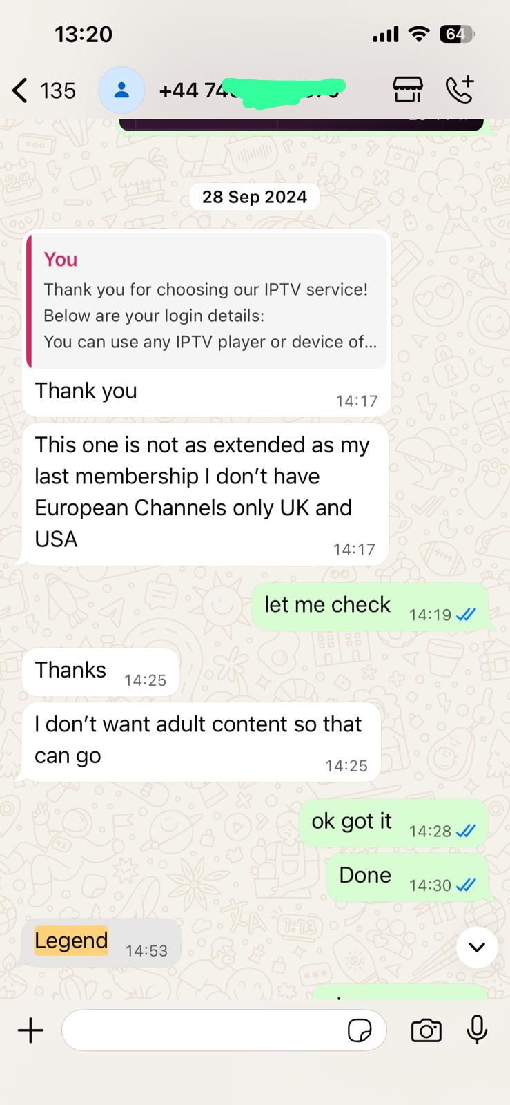 Peter IPTV User Feedback 1