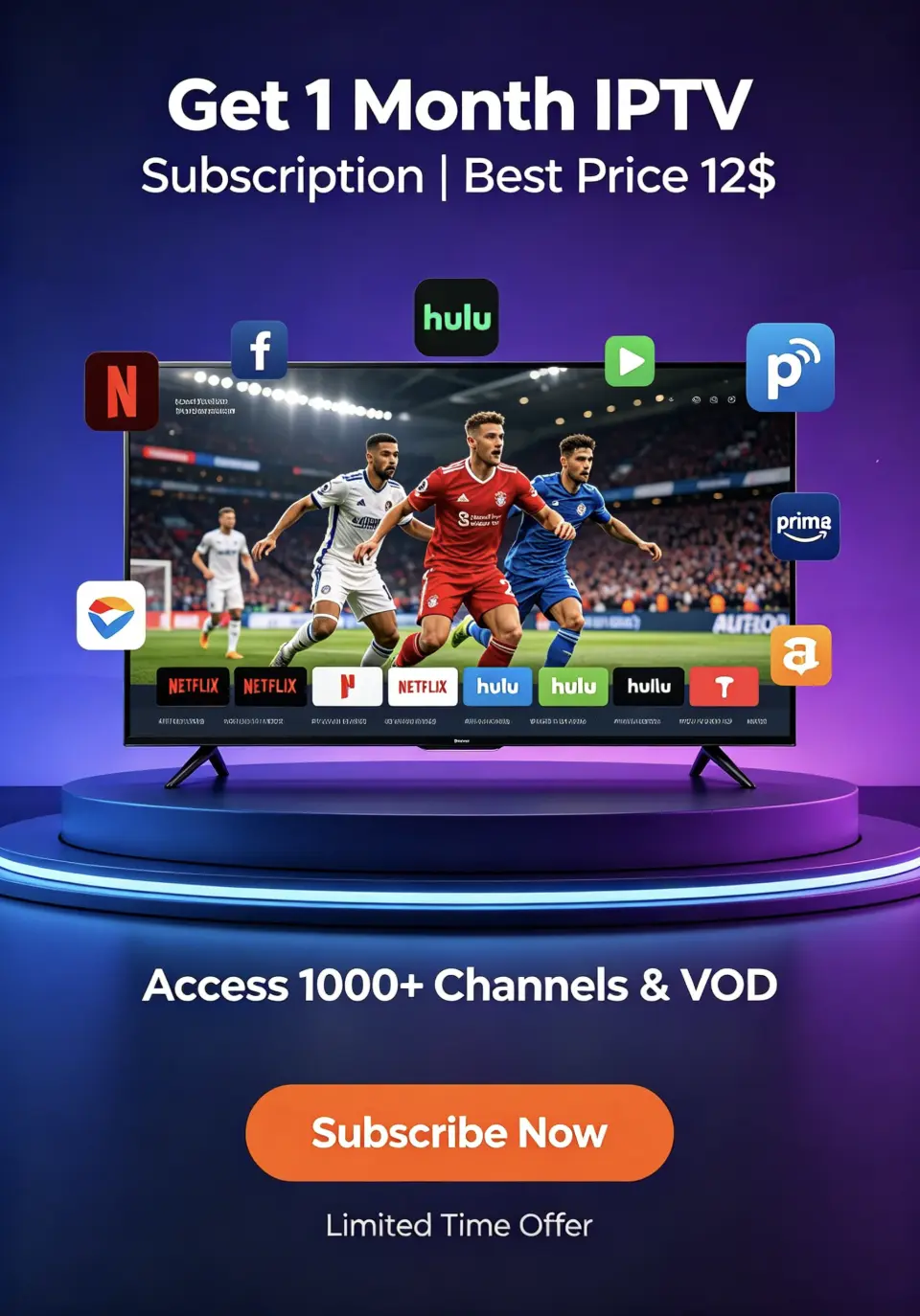 Get 1 Month IPTV Subscription Best Price $12 - Peter IPTV USA Firestick